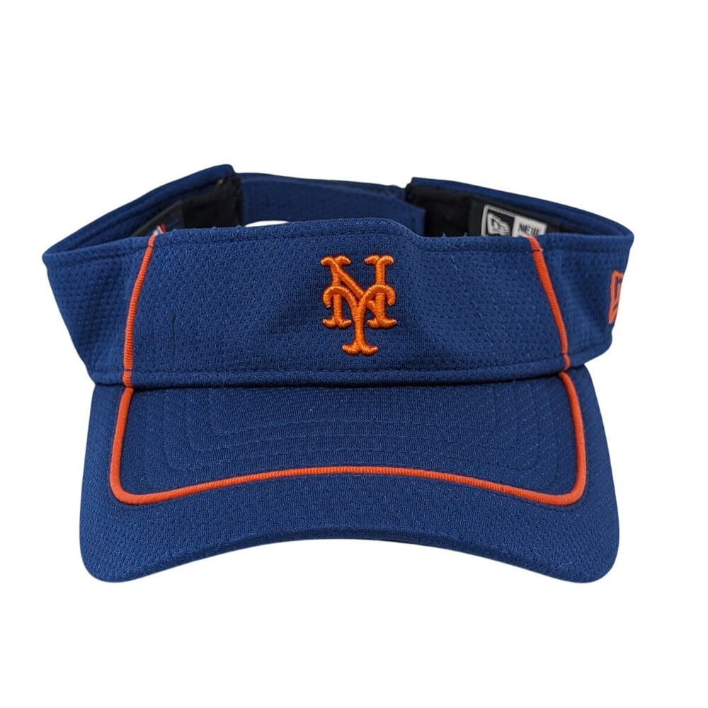 MLB New York Mets Blue Sun Visor Cap By New Era Embroidered Gorpcore Preppy